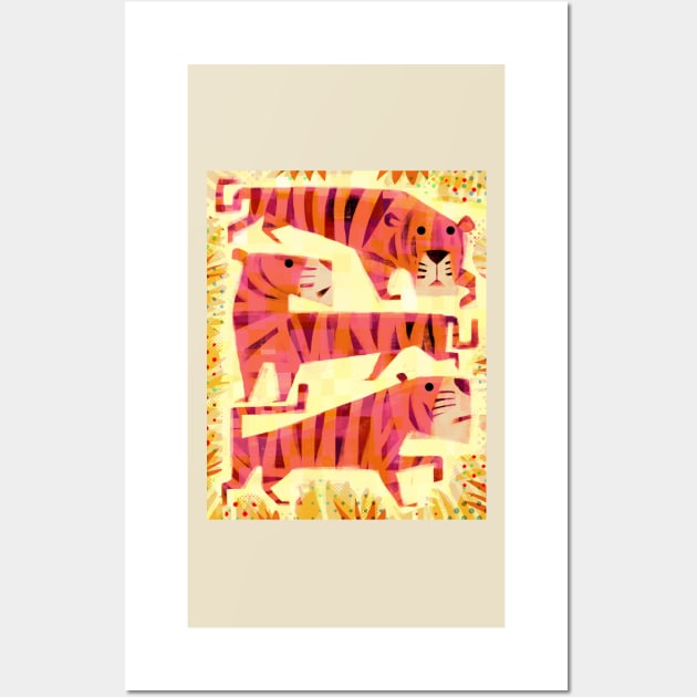 Tigers Wall Art by Gareth Lucas